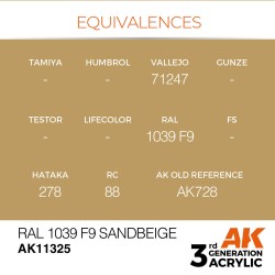 RAL 1039 F9 Sandbeige 