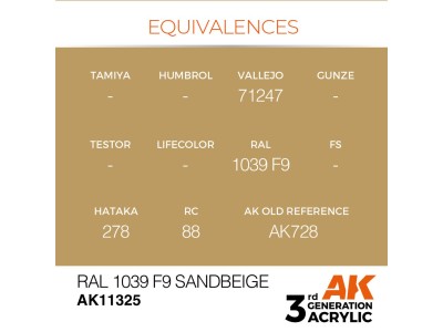 RAL 1039 F9 Sandbeige 