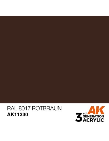 RAL 8017 Rotbraun 
