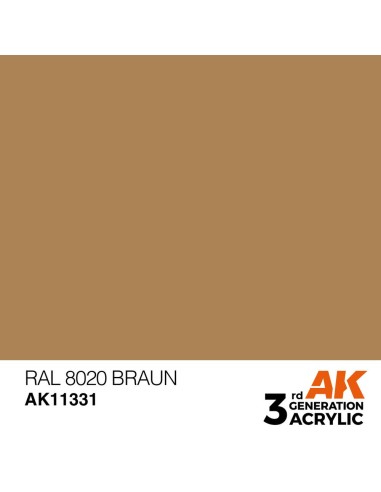 RAL 8020 Braun 