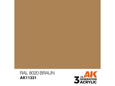 RAL 8020 Braun 