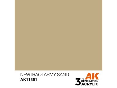 New Iraqi Army Sand 