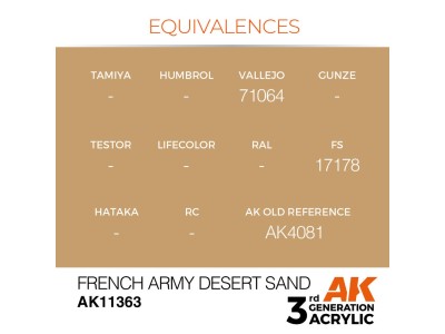 French Army Desert Sand 