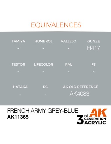 French Army Grey-Blue 