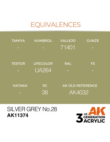 Silver Grey No.28 