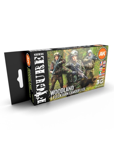 MODERN WOODLAND AND FLECKTARN CAMOUFLAGES 3G 