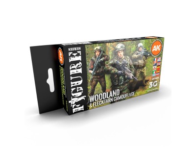 MODERN WOODLAND AND FLECKTARN CAMOUFLAGES 3G 