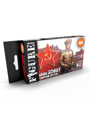 SOVIET WWII UNIFORM COLORS 3G 