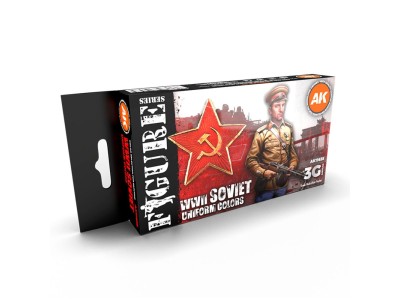 SOVIET WWII UNIFORM COLORS 3G 