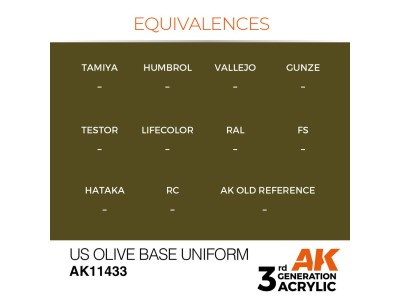 US Olive Base Uniform 