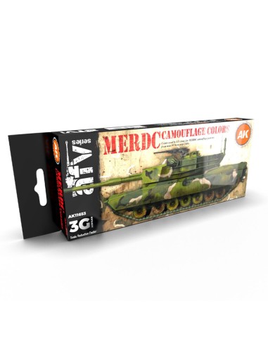 MERDC CAMOUFLAGE COLORS 3G 