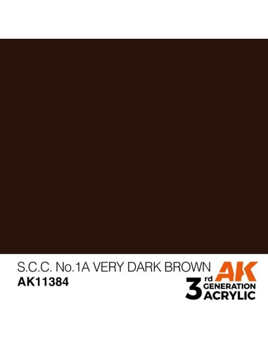 S.C.C. No.1A Very Dark Brown 