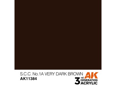 S.C.C. No.1A Very Dark Brown 