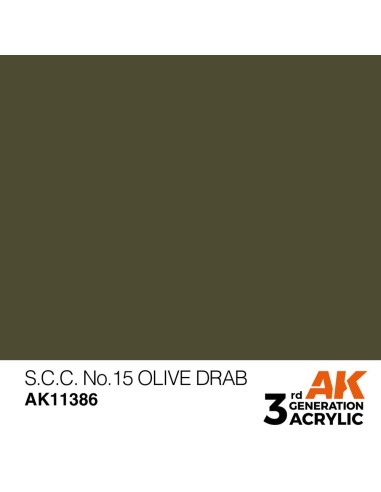 S.C.C. No.15 Olive Drab 
