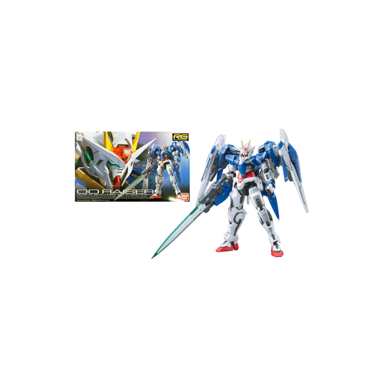 GUNDAM - Model Kit - Real Grade - GN-0000+GNR-010 OO Raiser - 1/144