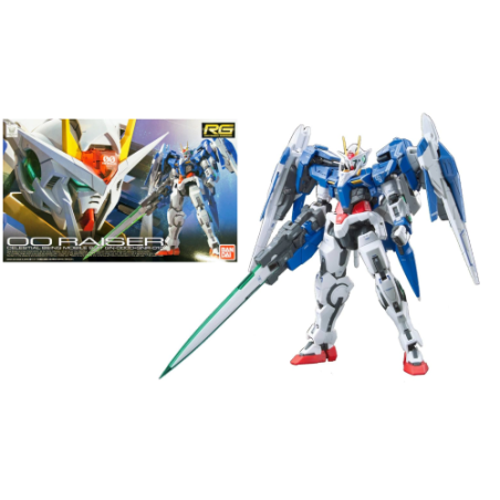 GUNDAM - Model Kit - Real Grade - GN-0000+GNR-010 OO Raiser - 1/144