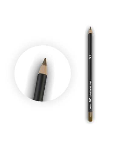 Watercolor Pencil Streaking Dirt 