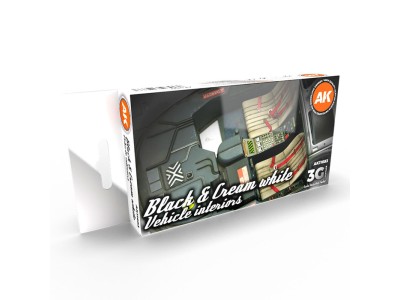 BLACK INTERIOR AND CREAM WHITE 