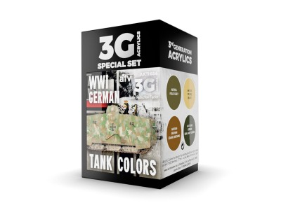 WWI GERMAN TANK COLORS 