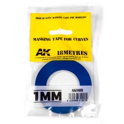 Blue masking Tape for curves 1mm  2