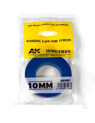 Blue masking Tape for curves 10mm 