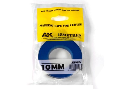 Blue masking Tape for curves 10mm 