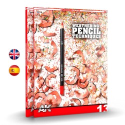 AK Learning 13 Técnicas de envejecimiento con lapiz acuarelable Spanish 