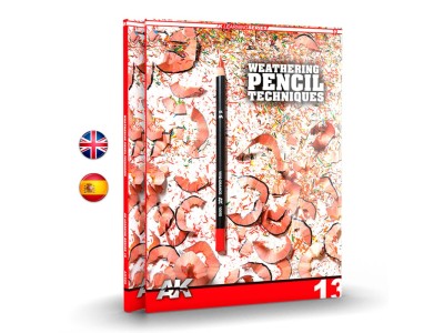 AK Learning 13 Técnicas de envejecimiento con lapiz acuarelable Spanish 