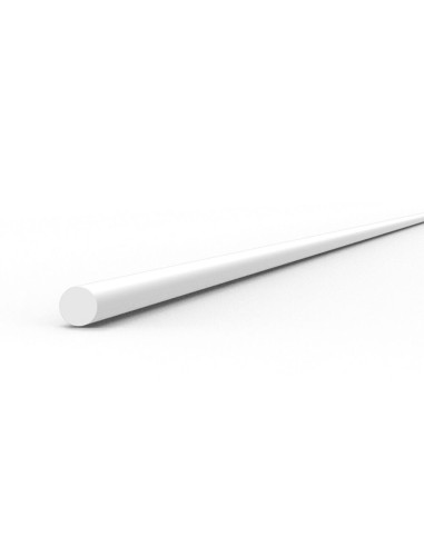 Rod 0.75 diameter x 350mm - STYRENE STRIP 