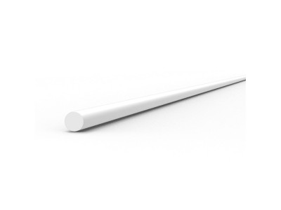Rod 0.75 diameter x 350mm - STYRENE STRIP 