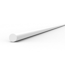 Rod 1.00 diameter x 350mm - STYRENE STRIP 