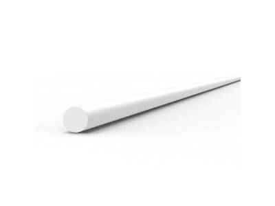 Rod 1.00 diameter x 350mm - STYRENE STRIP 