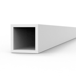 Square hollow tube 3.00x350mm(0,7mm)-STYRENE STRIP 