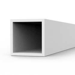 Square hollow tube 4.00x350mm(0,7mm)-STYRENE STRIP 