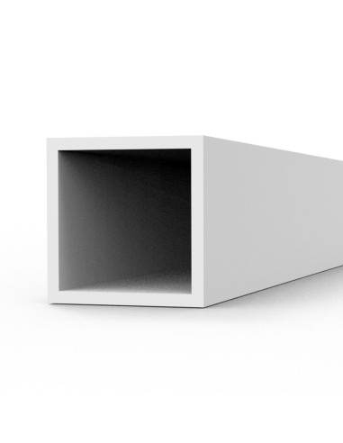 Square hollow tube 4.00x350mm(0,7mm)-STYRENE STRIP 