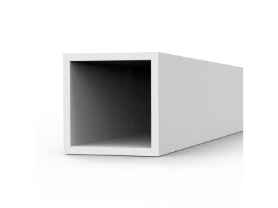 Square hollow tube 4.00x350mm(0,7mm)-STYRENE STRIP 