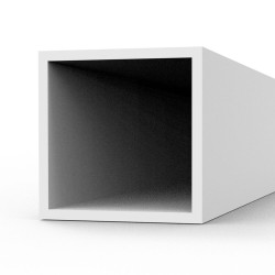 Square hollow tube 5.00x350mm(0,7mm)-STYRENE STRIP 