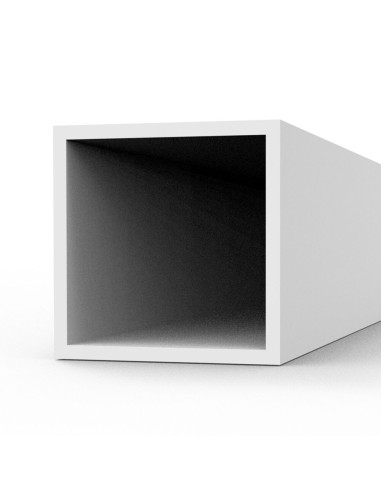 Square hollow tube 5.00x350mm(0,7mm)-STYRENE STRIP 