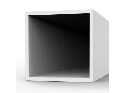 Square hollow tube 6.00x350mm(0,7mm)-STYRENE STRIP 