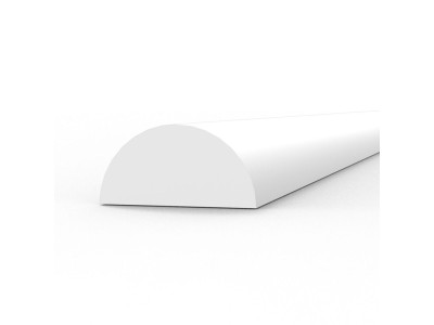 Half cane 4.00 x 350mm - STYRENE STRIP 