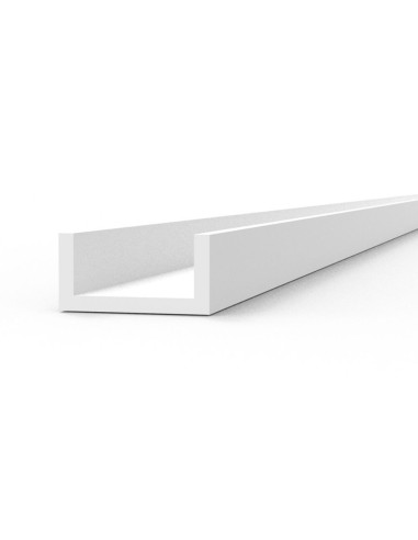 U Channel 3.0 width x 350mm - STYRENE STRIP 