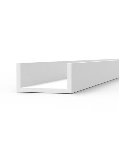 U Channel 4.0 width x 350mm - STYRENE STRIP 