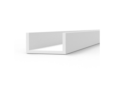 U Channel 4.0 width x 350mm - STYRENE STRIP 