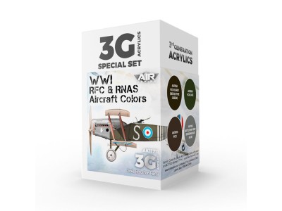 WWI RFC & RNAS. British Aircraft Colors  SET 3G 