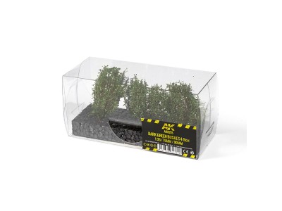 DARK GREEN BUSHES 4-6CM 