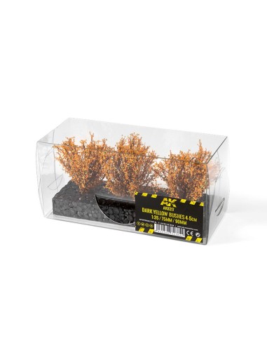 DARK YELLOW BUSHES 4-6CM 