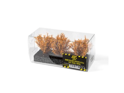 DARK YELLOW BUSHES 4-6CM 