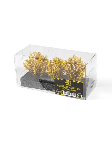 LIGHT YELLOW BUSHES 4-6CM 
