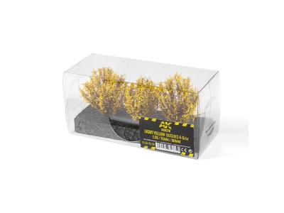 LIGHT YELLOW BUSHES 4-6CM 