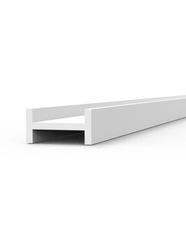 BEAMS I SHAPE 3.0 x 1.5 x 350mm x 4 units STYRENE 